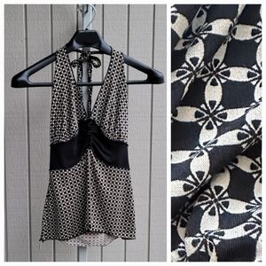 Max Studio | Dressy Stretchy Tie Halter EUC Ladies Medium